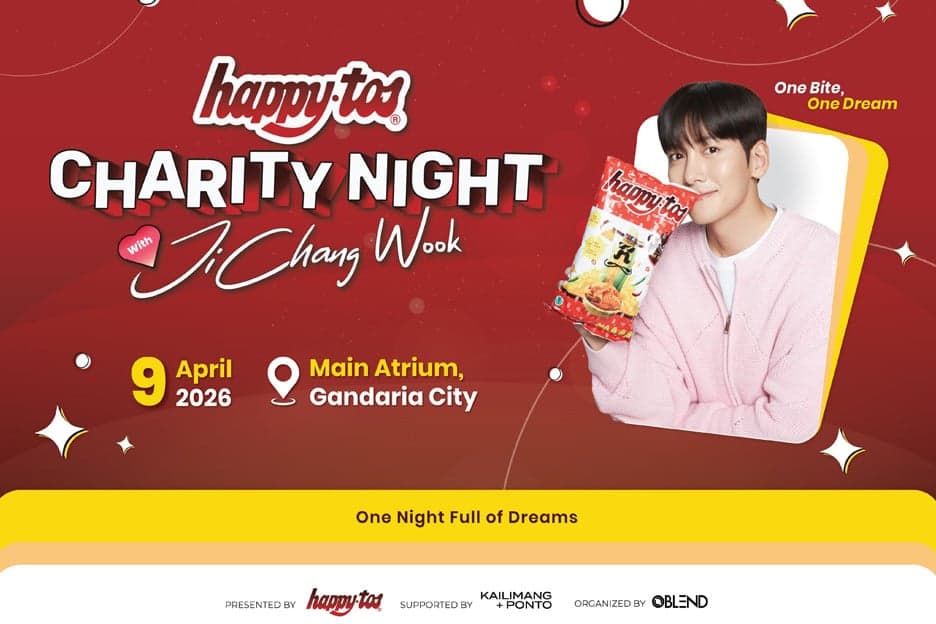 Bersama Ji Chang Wook, Happy Tos Ajak Masyarakat Bantu Pendidikan Tanah Air Bersama Ji Chang Wook, Happy Tos Ajak Masyarakat Bantu Pendidikan Tanah Air