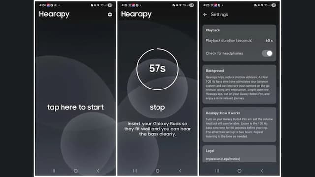 Samsung Luncurkan Hearapy, Aplikasi untuk Mengurangi Mabuk Perjalanan Samsung Luncurkan Hearapy, Aplikasi untuk Mengurangi Mabuk Perjalanan