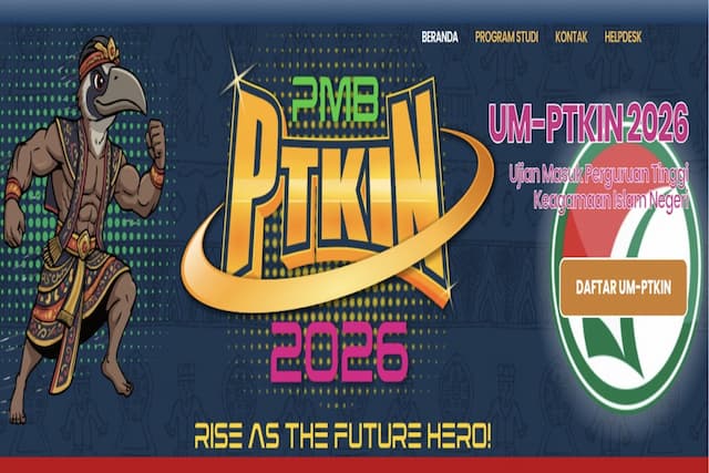 UM PTKIN 2026 Dibuka 13 April, Ini Syarat, Cara Daftar, dan Jadwal Selengkapnya UM PTKIN 2026 Dibuka 13 April, Ini Syarat, Cara Daftar, dan Jadwal Selengkapnya