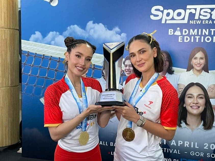 Luna Maya-Cinta Laura Menang Telak di SporTstive+ 2026, Sempat Grogi Lawan Ayu Ting Ting-Hesti Purwadinata Luna Maya-Cinta Laura Menang Telak di SporTstive+ 2026, Sempat Grogi Lawan Ayu Ting Ting-Hesti Purwadinata
