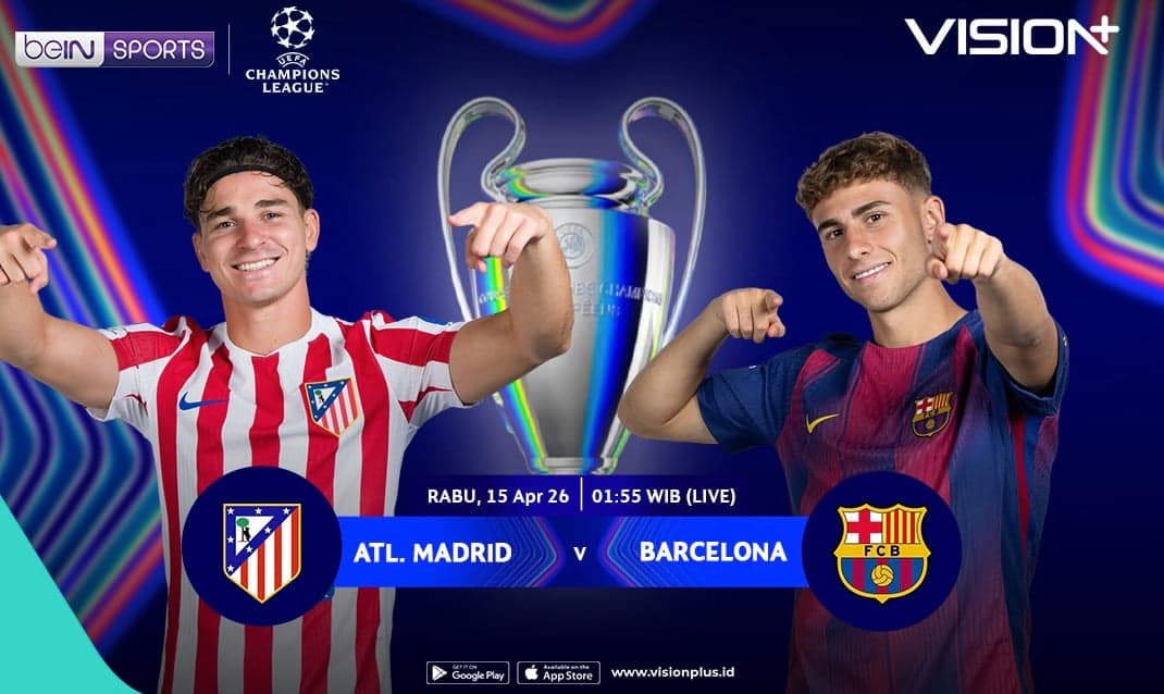 Link Live Streaming Atletico Madrid vs Barcelona di VISION+, Misi Comeback Blaugrana di Kandang Lawan Link Live Streaming Atletico Madrid vs Barcelona di VISION+, Misi Comeback Blaugrana di Kandang Lawan