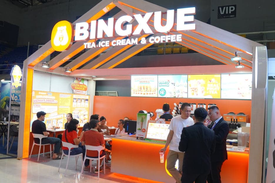 IFBC Palembang 2026, Bingxue Indonesia Tawarkan Franchise Es Krim dan Minuman IFBC Palembang 2026, Bingxue Indonesia Tawarkan Franchise Es Krim dan Minuman