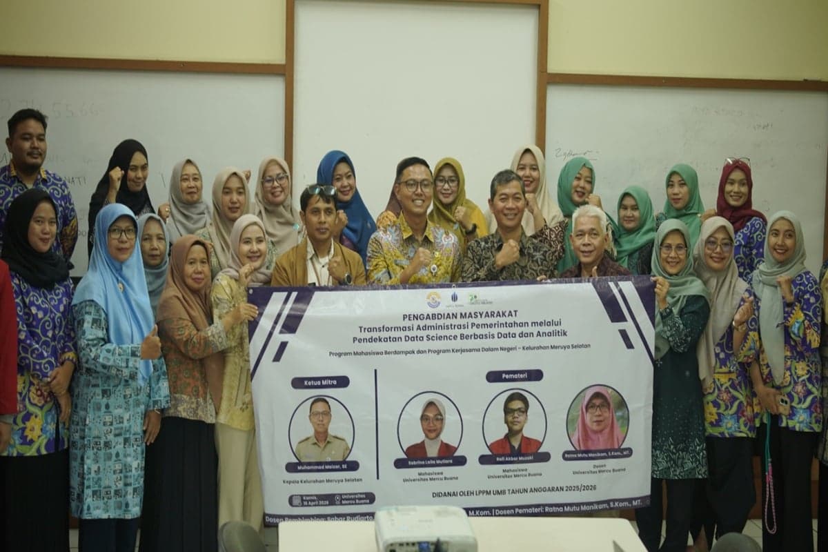 Pengabdian Masyarakat Mercu Buana Dorong Pengelolaan Data PKK Lebih Cepat dan Akurat Pengabdian Masyarakat Mercu Buana Dorong Pengelolaan Data PKK Lebih Cepat dan Akurat