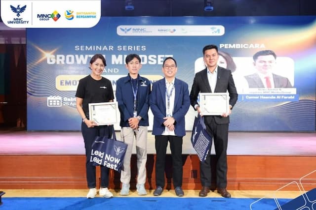 Launching Beasiswa Bagi Calon Mahasiswa Baru, MNC University Gelar Seminar 'Growth Mindset and Emotional Intelligence' Launching Beasiswa Bagi Calon Mahasiswa Baru, MNC University Gelar Seminar 'Growth Mindset and Emotional Intelligence'