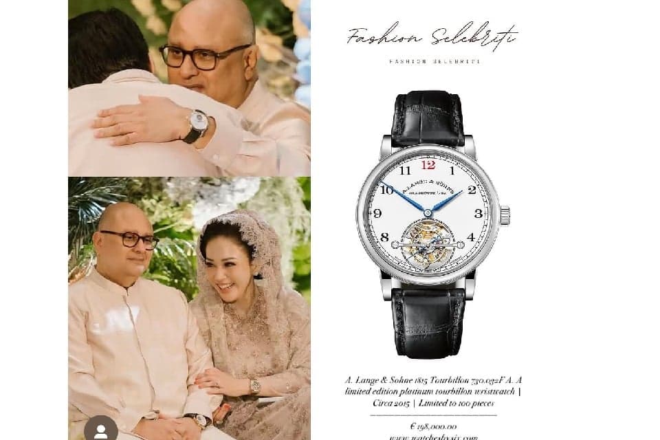 Deretan Jam Tangan Mewah Maia Estianty dan Irwan Mussry di Pernikahan El Rumi, Harganya Miliaran Rupiah Deretan Jam Tangan Mewah Maia Estianty dan Irwan Mussry di Pernikahan El Rumi, Harganya Miliaran Rupiah