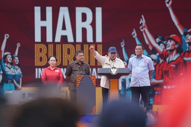 Prabowo Bakal Beri Kejutan saat May Day di Monas Lusa Prabowo Bakal Beri Kejutan saat May Day di Monas Lusa