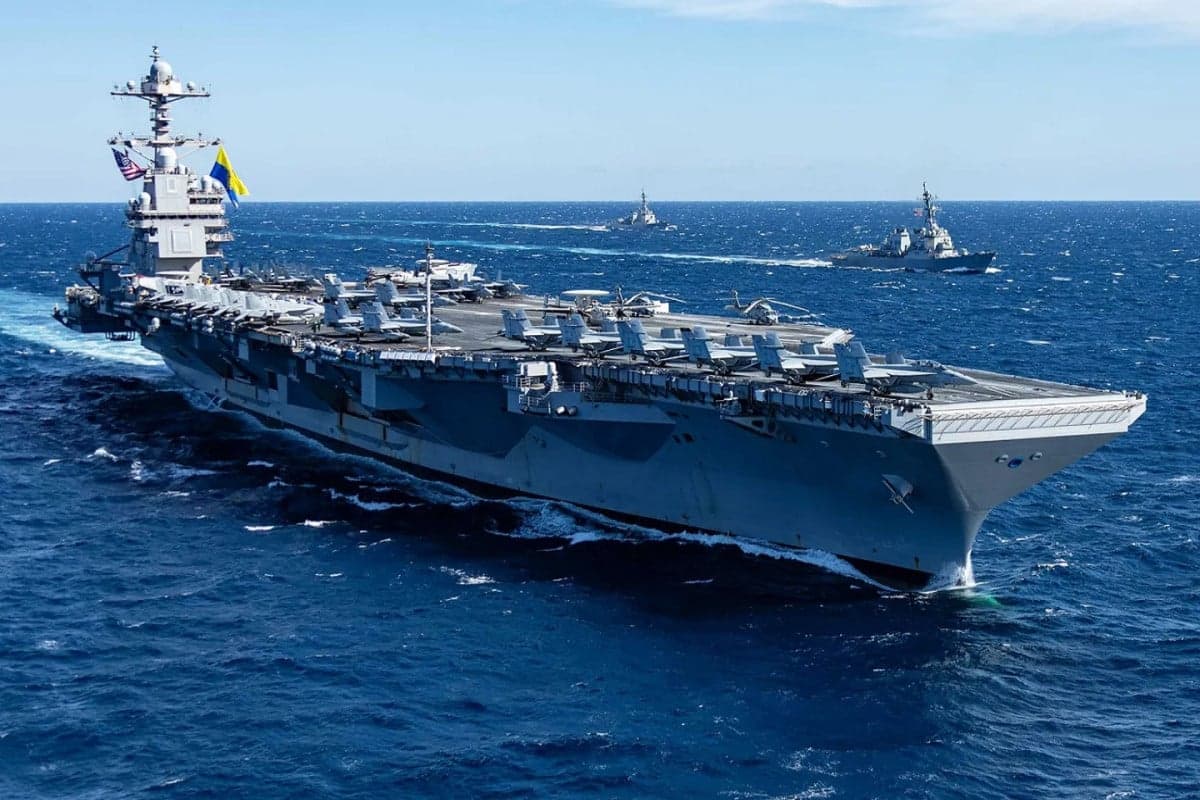 Kapal Induk Nuklir Terbesar AS Gerald R Ford Mundur dari Perang Iran Kapal Induk Nuklir Terbesar AS Gerald R Ford Mundur dari Perang Iran