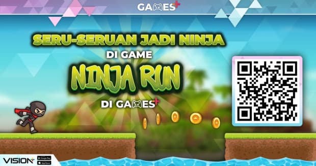Mau Jadi Ninja? Main Game Ninja Run di Games+ Aja! Mau Jadi Ninja? Main Game Ninja Run di Games+ Aja!