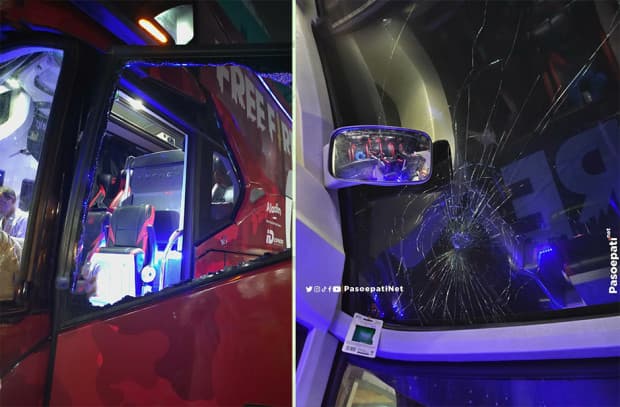 Bus Pemain Persis Solo Hancur Diserang Oknum Suporter, Begini Kata Kaesang Bus Pemain Persis Solo Hancur Diserang Oknum Suporter, Begini Kata Kaesang