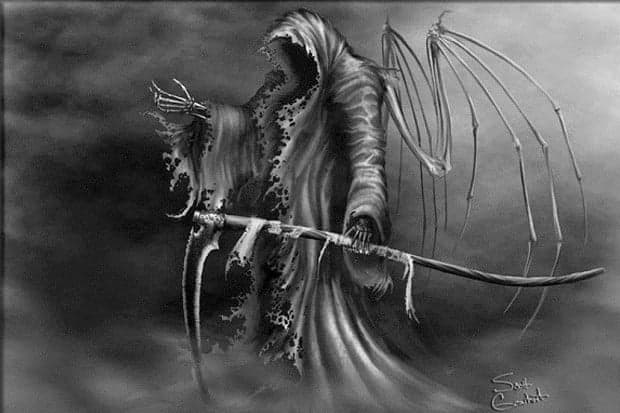 Gambaran Fisik Malaikat Maut, Malaikat Pencabut Nyawa Gambaran Fisik Malaikat Maut, Malaikat Pencabut Nyawa