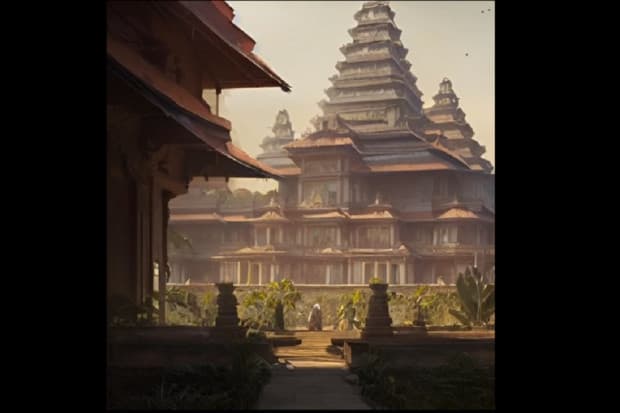 Megah! Begini Penampakan Istana Majapahit di Trowulan Hasil Artificial Intelligence Megah! Begini Penampakan Istana Majapahit di Trowulan Hasil Artificial Intelligence