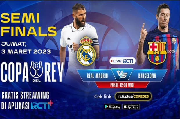 Link Live Streaming RCTI+ Real Madrid vs Barcelona: Saksikan Duel El Clasico Ke-252 Link Live Streaming RCTI+ Real Madrid vs Barcelona: Saksikan Duel El Clasico Ke-252