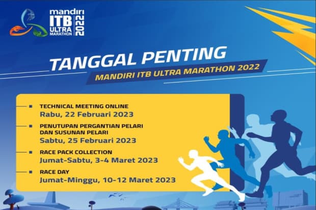 Mandiri ITB Ultra Marathon 2022 Digelar 10 Maret 2023 Mandiri ITB Ultra Marathon 2022 Digelar 10 Maret 2023