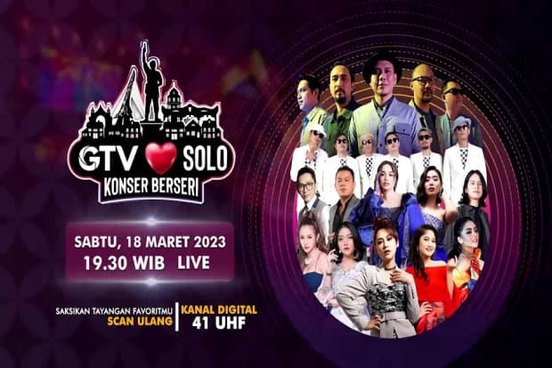 Malam Ini! Padi Reborn, Tipe-X, Happy Asmara Hingga Syahiba Saufa Tampilkan Panggung Musik Penuh Cinta di Konser Berseri GTV Malam Ini! Padi Reborn, Tipe-X, Happy Asmara Hingga Syahiba Saufa Tampilkan Panggung Musik Penuh Cinta di Konser Berseri GTV