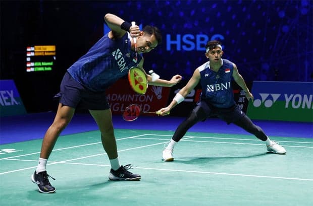 Fajar/Rian Juara Ganda Putra All England 2023, Ahsan Cedera Lutut Fajar/Rian Juara Ganda Putra All England 2023, Ahsan Cedera Lutut