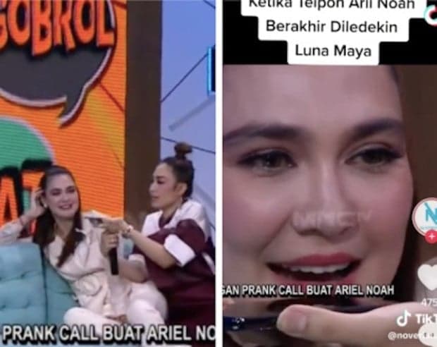 Viral! Video Lama Luna Maya Godain Ariel NOAH via Telepon, Sikap Saltingnya Jadi Sorotan Viral! Video Lama Luna Maya Godain Ariel NOAH via Telepon, Sikap Saltingnya Jadi Sorotan