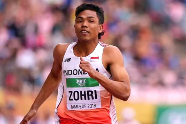 Lalu Muhammad Zohri Tambah Perunggu Indonesia dari Nomor Lari 200m Putra Lalu Muhammad Zohri Tambah Perunggu Indonesia dari Nomor Lari 200m Putra