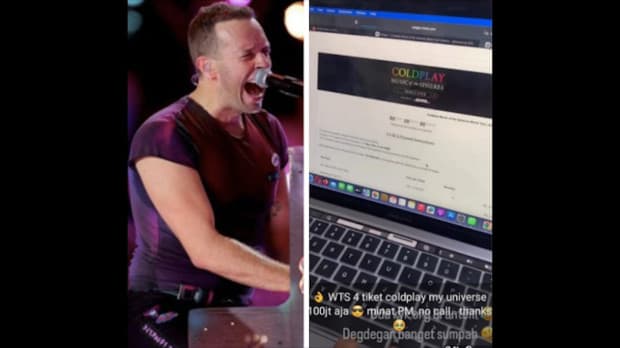 Heboh Calo Jual Tiket Konser Coldplay Rp100 Juta, Penggemar Murka: Emang Harus Diberantas! Heboh Calo Jual Tiket Konser Coldplay Rp100 Juta, Penggemar Murka: Emang Harus Diberantas!