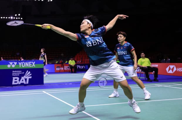 Hasil Thailand Open 2023: Apriyani/Fadia Dipulangkan Pasangan Jepang dalam 42 Menit Hasil Thailand Open 2023: Apriyani/Fadia Dipulangkan Pasangan Jepang dalam 42 Menit