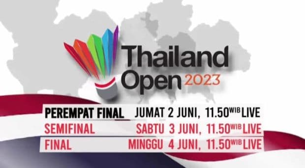 Sabar/Reza Siap Berlaga di Perempat Final Thailand Open 2023, Hari ini, LIVE di iNews
