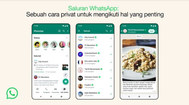 WhatsApp Kenalkan Fitur Channel atau Saluran, Apa Gunanya? WhatsApp Kenalkan Fitur Channel atau Saluran, Apa Gunanya?
