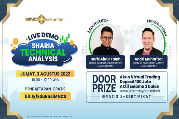 Bingung Cara Analisis Saham Syariah? Ikuti Webinar Live Demo: Sharia Technical Analysis bersama MNC Sekuritas Bingung Cara Analisis Saham Syariah? Ikuti Webinar Live Demo: Sharia Technical Analysis bersama MNC Sekuritas