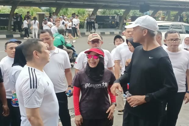 HT Puji Ganjar dan Atikoh: Harmonis dan Sama-sama Kuat Larinya HT Puji Ganjar dan Atikoh: Harmonis dan Sama-sama Kuat Larinya