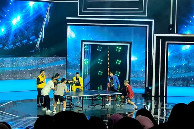 Seru! Tanding Pingpong Artis di Panggung Indonesian Television Awards 2023 Seru! Tanding Pingpong Artis di Panggung Indonesian Television Awards 2023
