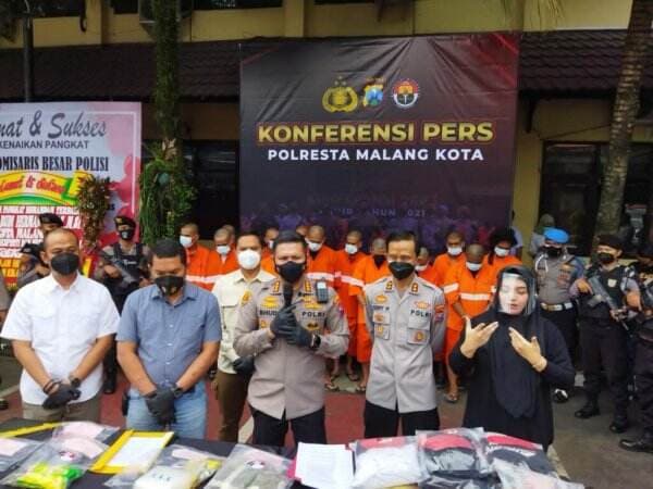 Satreskrim Polresta Malang Kota, Amankan Pelaku Pengeroyokan