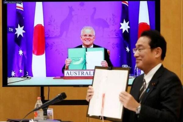 Dibayangi Kekhawatiran Terhadap China, Australia-Jepang Teken Pakta Pertahanan