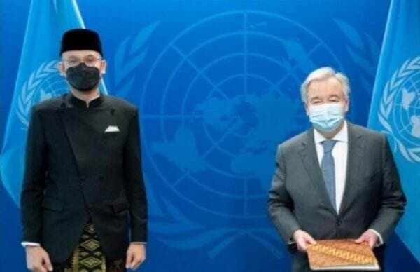Dubes Arrmanatha Nasir Serahkan Surat Kepercayaan Ke Sekjen PBB