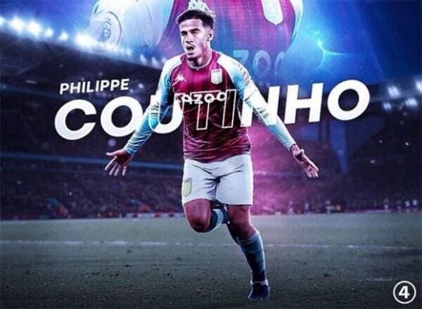 Philippe Coutinho Resmi Gabung Aston Villa, Reuni dengan Gerrard