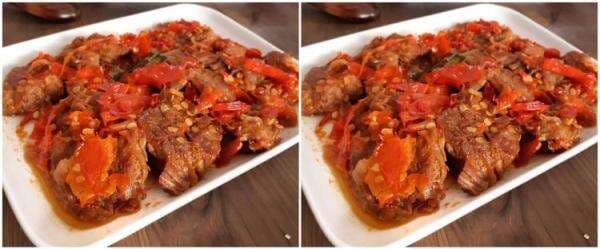 Resep dendeng balado basah khas Padang pakai sambal pedas nampol Resep dendeng balado basah khas Padang pakai sambal pedas nampol