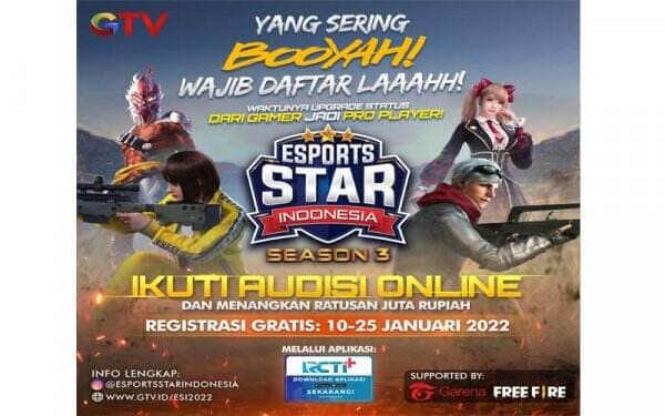 Karier Menjanjikan Menanti Para Survivors di Audisi Online Esports Star Indonesia Season 3