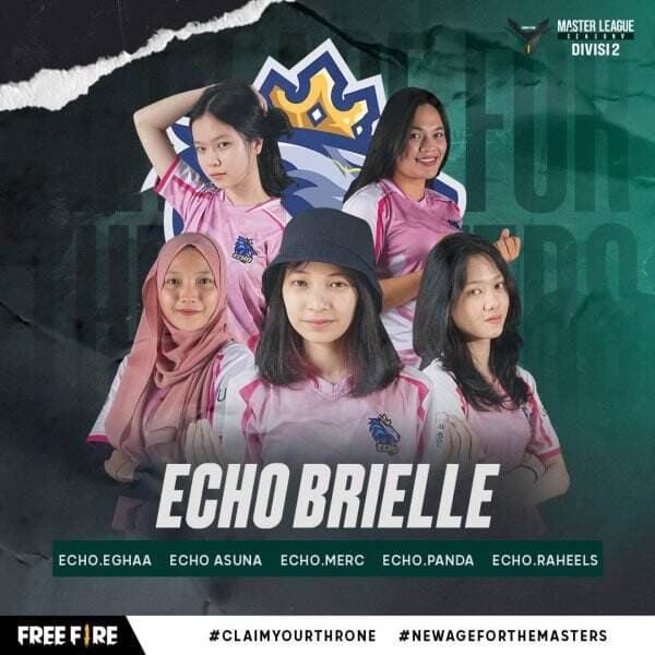 Echo Brielle Ukir Sejarah Sebagai Tim Ladies Pertama di Free Fire Master League