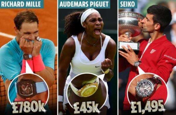 10 Jam Tangan Mewah Petenis Dunia: Nomor 1 Supermahal! 10 Jam Tangan Mewah Petenis Dunia: Nomor 1 Supermahal!