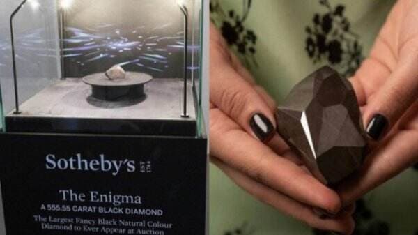 Mengenal The Enigma, Berlian Hitam 555,55 Karat yang Akan Dijual Rp97 Miliar