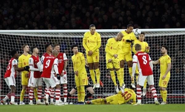 Keok dari Liverpool di Piala Liga Inggris, Mikel Arteta Tetap Bangga dengan Pemain Arsenal