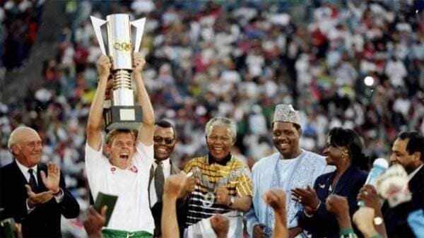 Kisah Heroik Piala Afrika 1996 yang Bantu Nelson Mandela Satukan Afrika Selatan