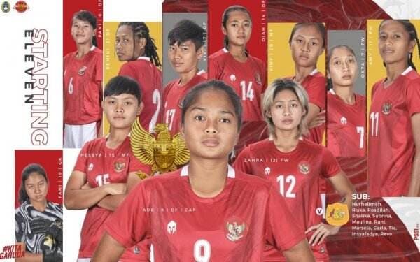 Link Live Streaming Piala Asia Wanita 2022 di RCTI+: Timnas Putri Indonesia Vs Thailand