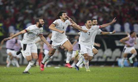 In Picture: Lewat Adu Penalti, Mesir Lolos ke Perempat Final Piala Afrika 2021