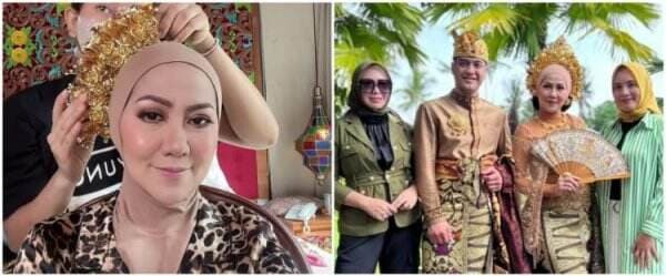 Dipadukan hijab, ini 11 pesona Venna Melinda pakai baju adat Bali