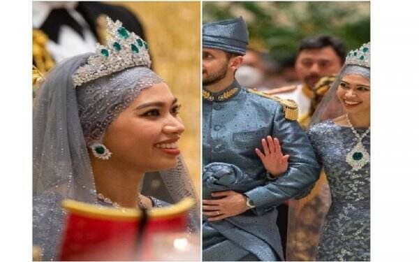 Foto-Foto Pernikahan Putri Brunei yang Fantastis Nan Mewah