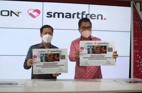 Smartfren Umumkan Kolaborasi Eksklusif dengan Vision+ Smartfren Umumkan Kolaborasi Eksklusif dengan Vision+