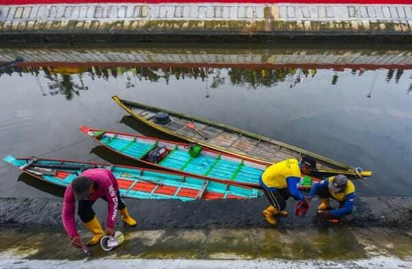Foto-Foto Persiapan Festival Sungai Sekanak Lambidaro Palembang