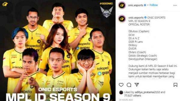 ONIC Esports Rilis Roster untuk MPL ID Season 9: Kage Diganti Princess Vior? ONIC Esports Rilis Roster untuk MPL ID Season 9: Kage Diganti Princess Vior?
