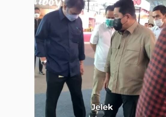 Erick Thohir Soroti Karpet di Bandara Soetta Jelek, Netizen : Jangan Kalah Sama Changi