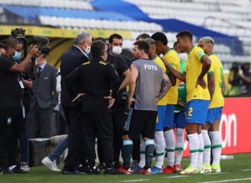 FIFA Putuskan Laga Brasil vs Argentina yang Sempat Dihentikan Akan Diulang