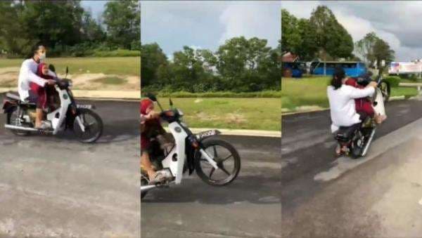 Viral Ngetrail Sama Anak Pakai Motor Bebek, Pria Ini Langsung Ditahan Viral Ngetrail Sama Anak Pakai Motor Bebek, Pria Ini Langsung Ditahan