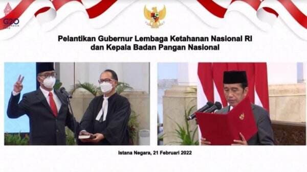 Jokowi Lantik Andi Widjajanto Menjadi Gubernur Lemhannas